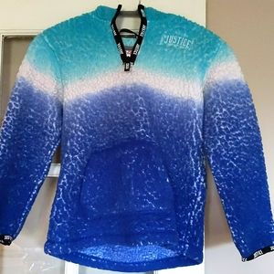 Girls Justice 1/2 zip sherpa